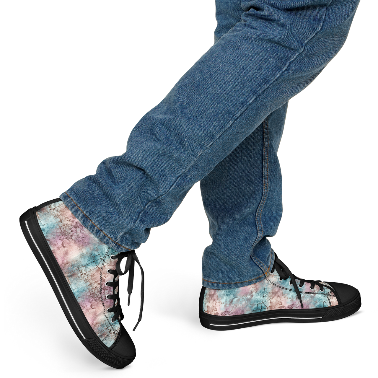 Chokefish™ Urban Peak Retro High Tops-Acid-Wash-003-2