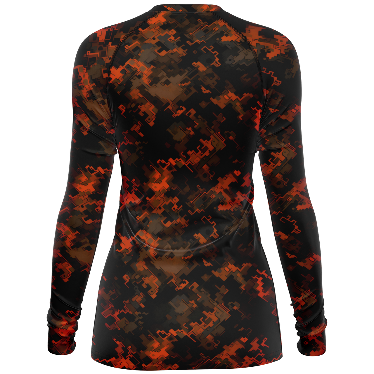 Chokefish™ Long Sleeve Rashguard Camouflage Woman's Shirt-017