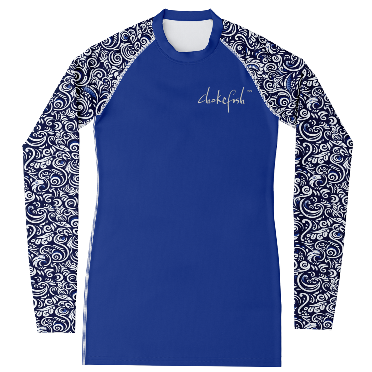 Chokefish™ Long Sleeve Rashguard Maori Woman's Shirt-007