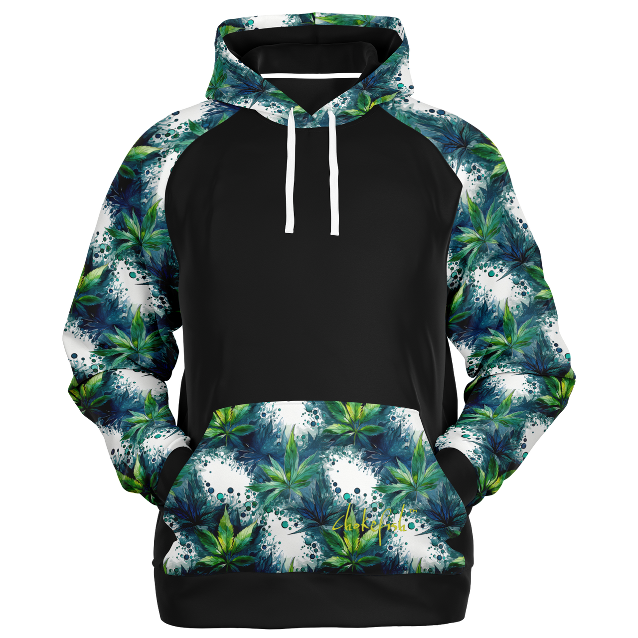 Chokefish™ Cannabis Raglan Remix-019B