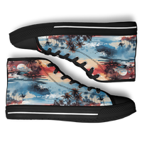 Chokefish™ Urban Peak Retro High Tops Trees & Boats-001-2