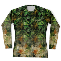 Chokefish™ Long Sleeve Rashguard Cannabis Men's Shirt-009