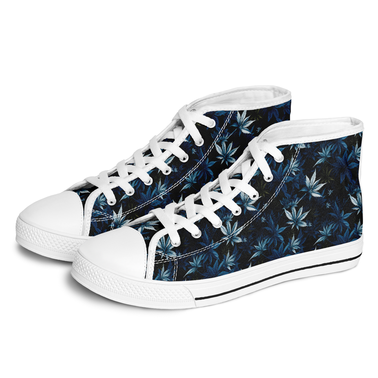 Chokefish™ Urban Peak Retro High Tops-Cannabis-008