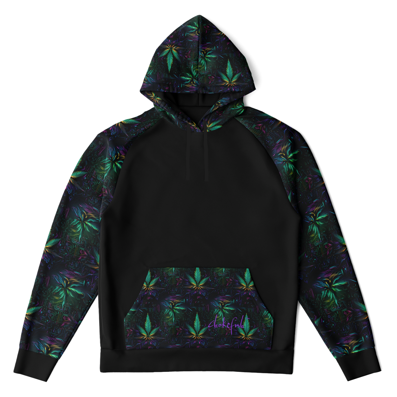 Chokefish™ Cannabis Raglan Remix-004B