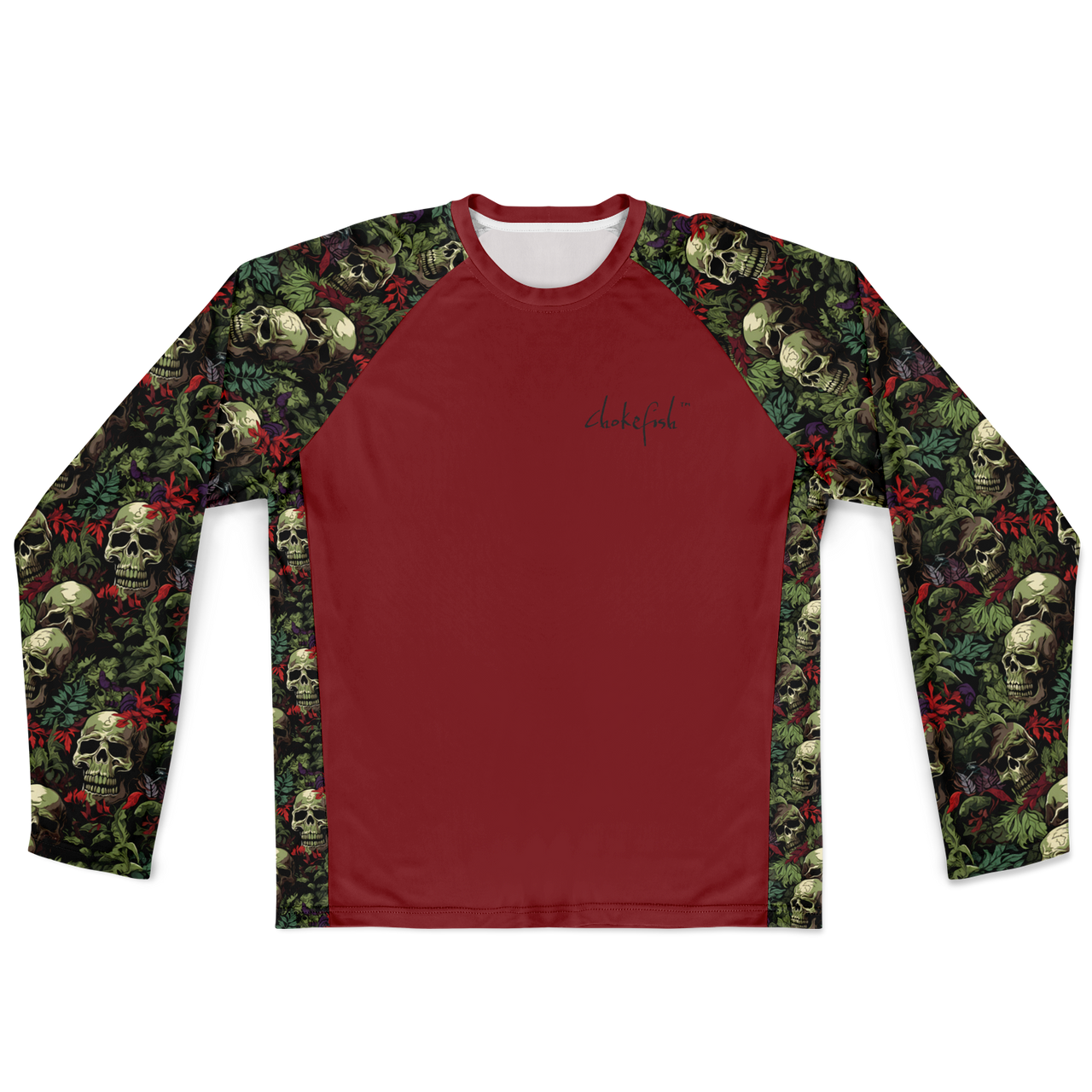 Chokefish™ Long Sleeve Every Day All Weather Skulls Shirt Men's-025