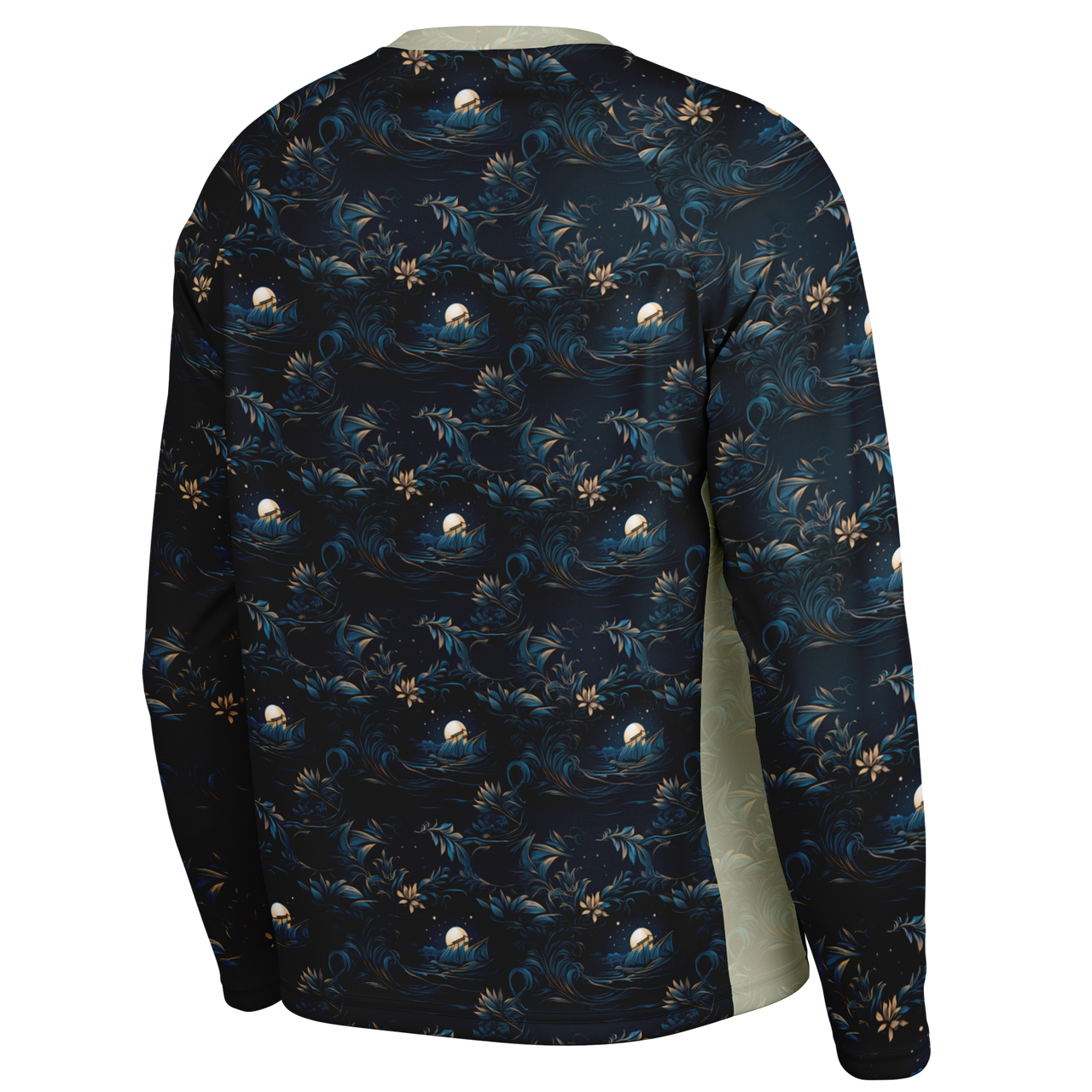 Chokefish™ Long Sleeve Every Day All Weather Trees&Boats Shirt Men's-021