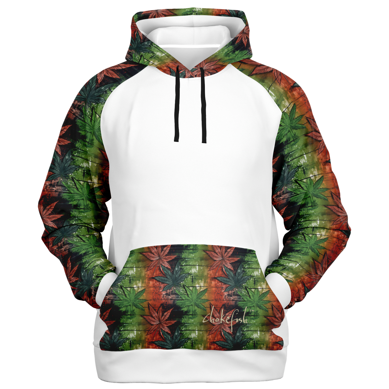 Chokefish™ Cannabis Raglan Remix-005W