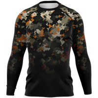 Chokefish™ Long Sleeve Rashguard Camouflage Men's Shirt-016