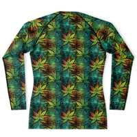 Chokefish™ Long Sleeve Rashguard Cannabis Men's Shirt-004