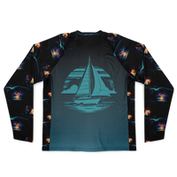 Chokefish™ Long Sleeve Every Day All Weather Trees&Boats Shirt Men's-020-2