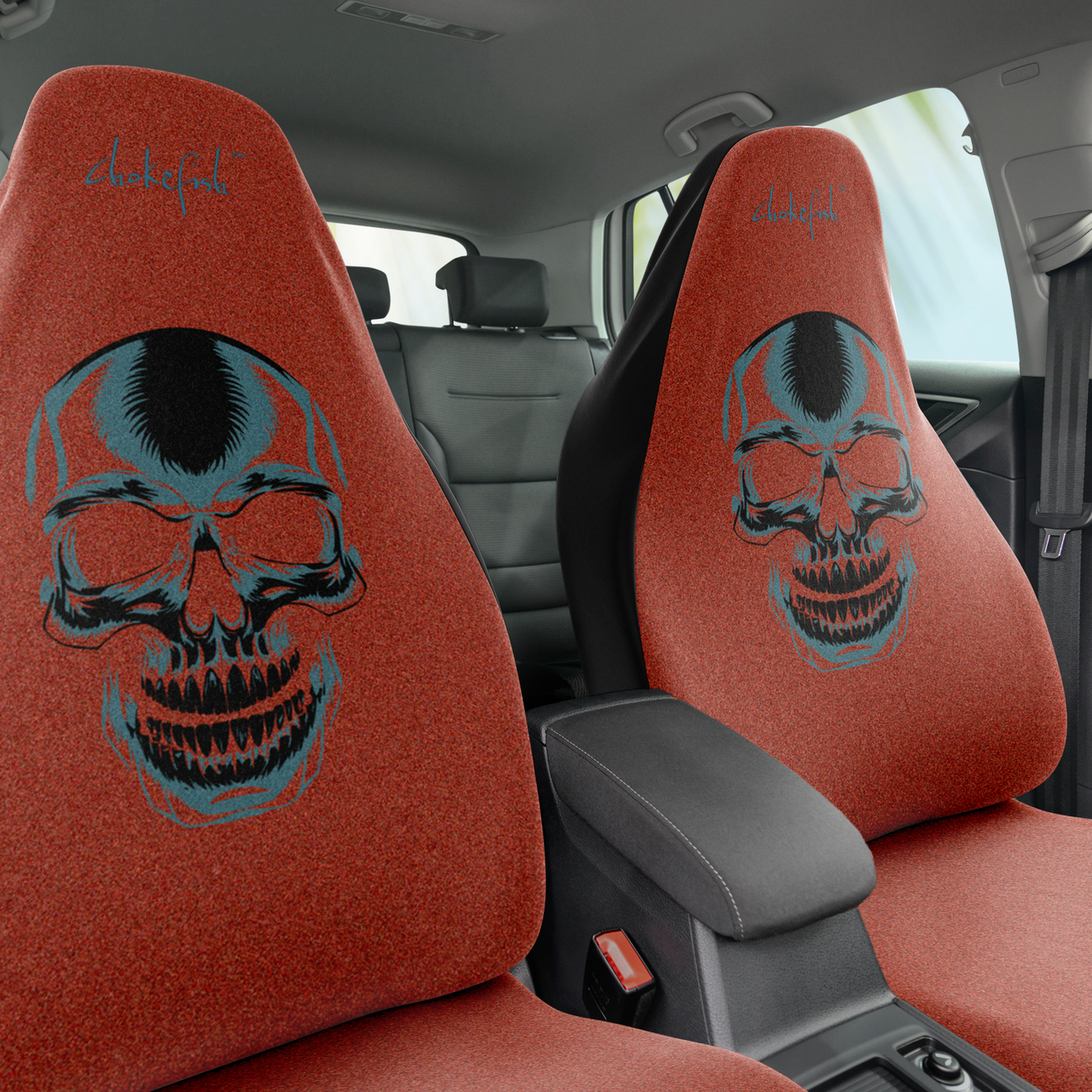 Chokefish™ Skulls Seat Covers Unisex-021
