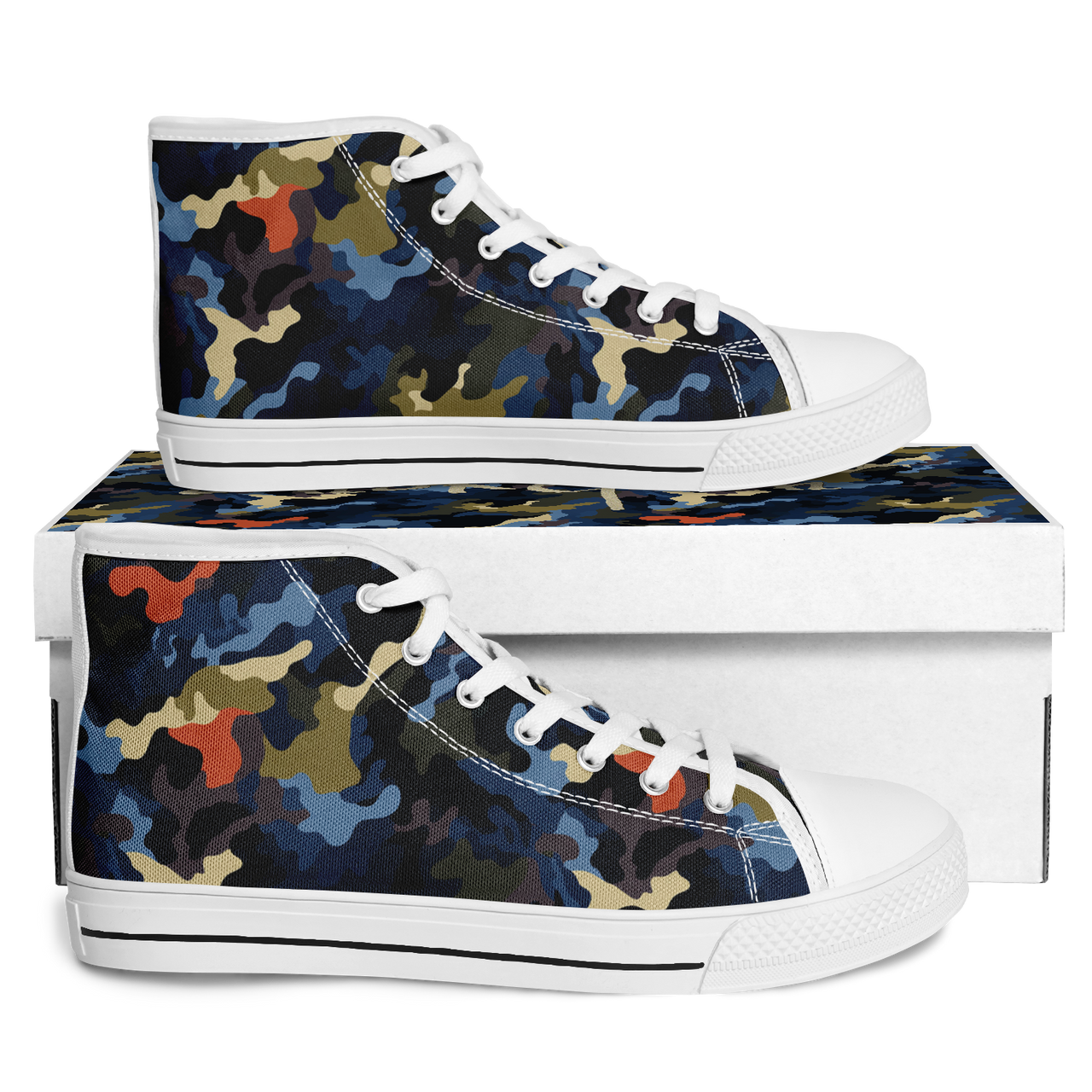 Chokefish™ Urban Peak Retro High Tops-Camouflage-017