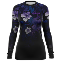Chokefish™ Long Sleeve Rashguard Floral Woman's Shirt-006