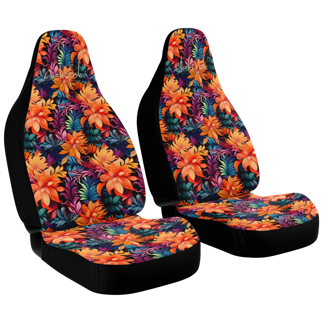 Chokefish™ Floral Seat Covers-003