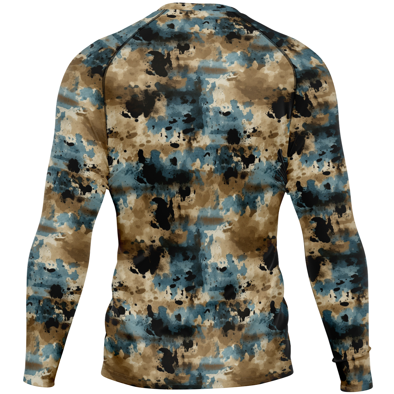 Chokefish™ Long Sleeve Rashguard Acid-Wash Men's Shirt-012
