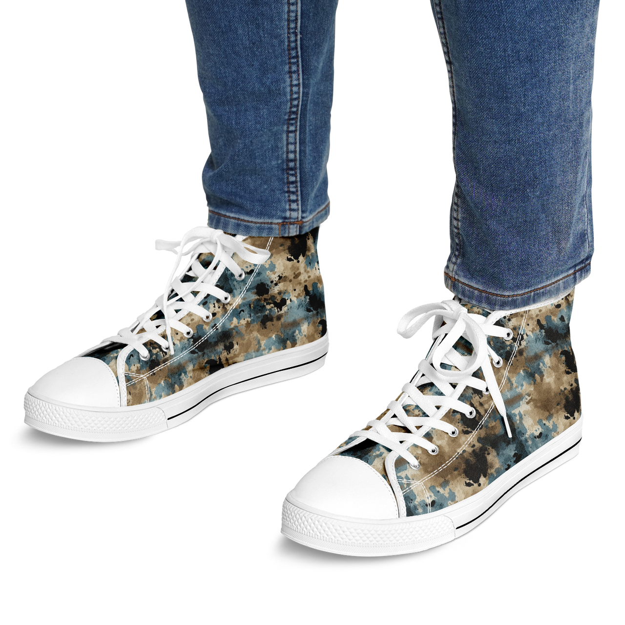 Chokefish™ Urban Peak Retro High Tops-Acid-Wash-012