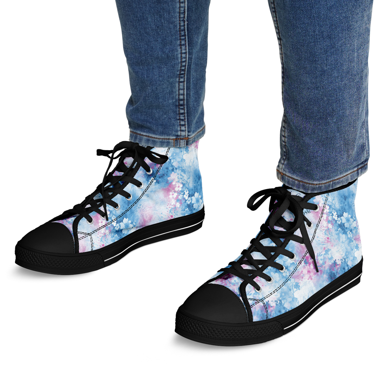 Chokefish™ Urban Peak Retro High Tops-Acid-Wash-006-2