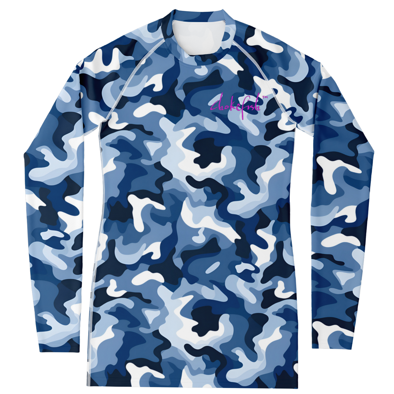 Chokefish™ Long Sleeve Rashguard Camouflage Woman's Shirt-006