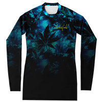 Chokefish™ Long Sleeve Rashguard Cannabis Woman's Shirt-008