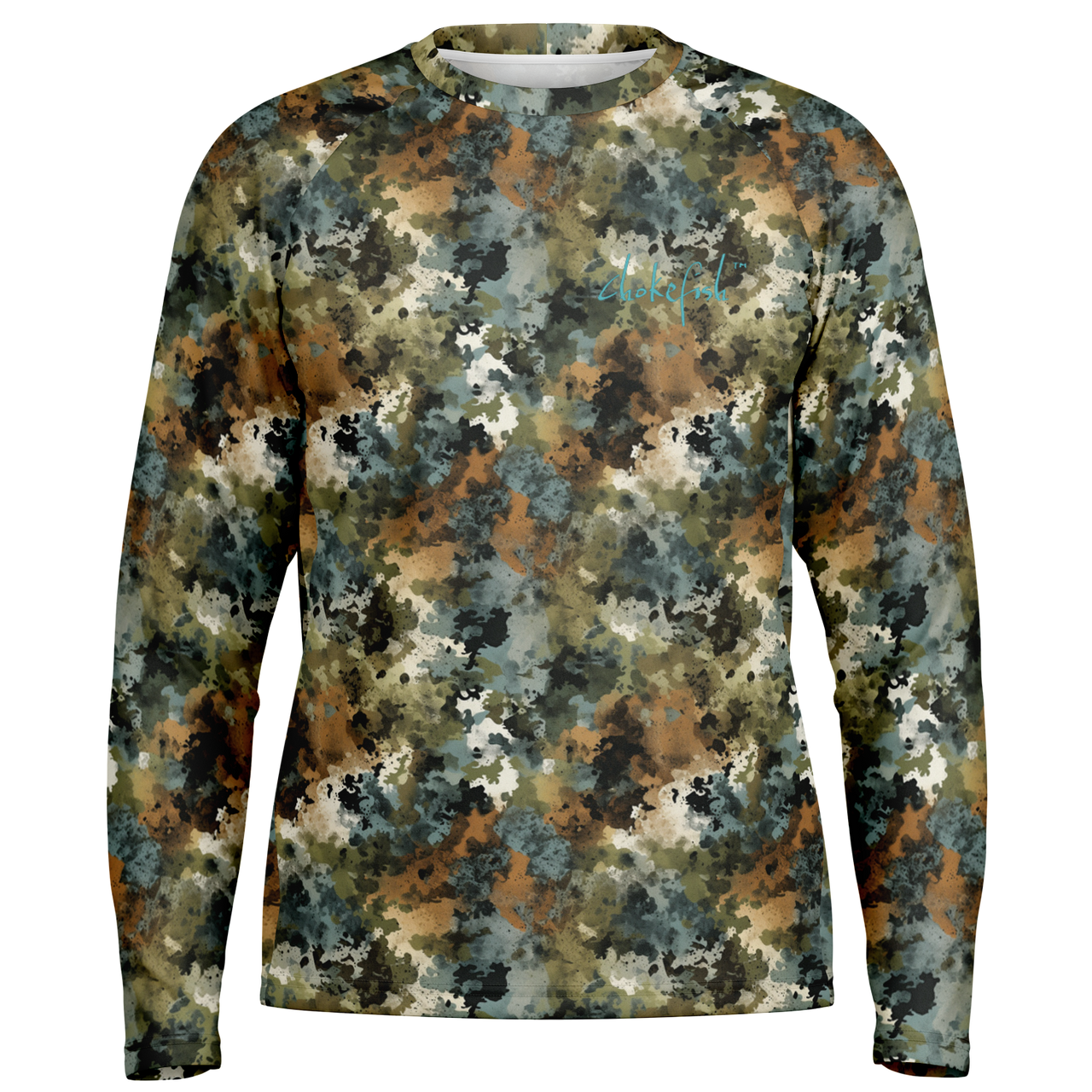 Chokefish™ Long Sleeve Every Day All Weather Acid-Wash Shirt Men's-014