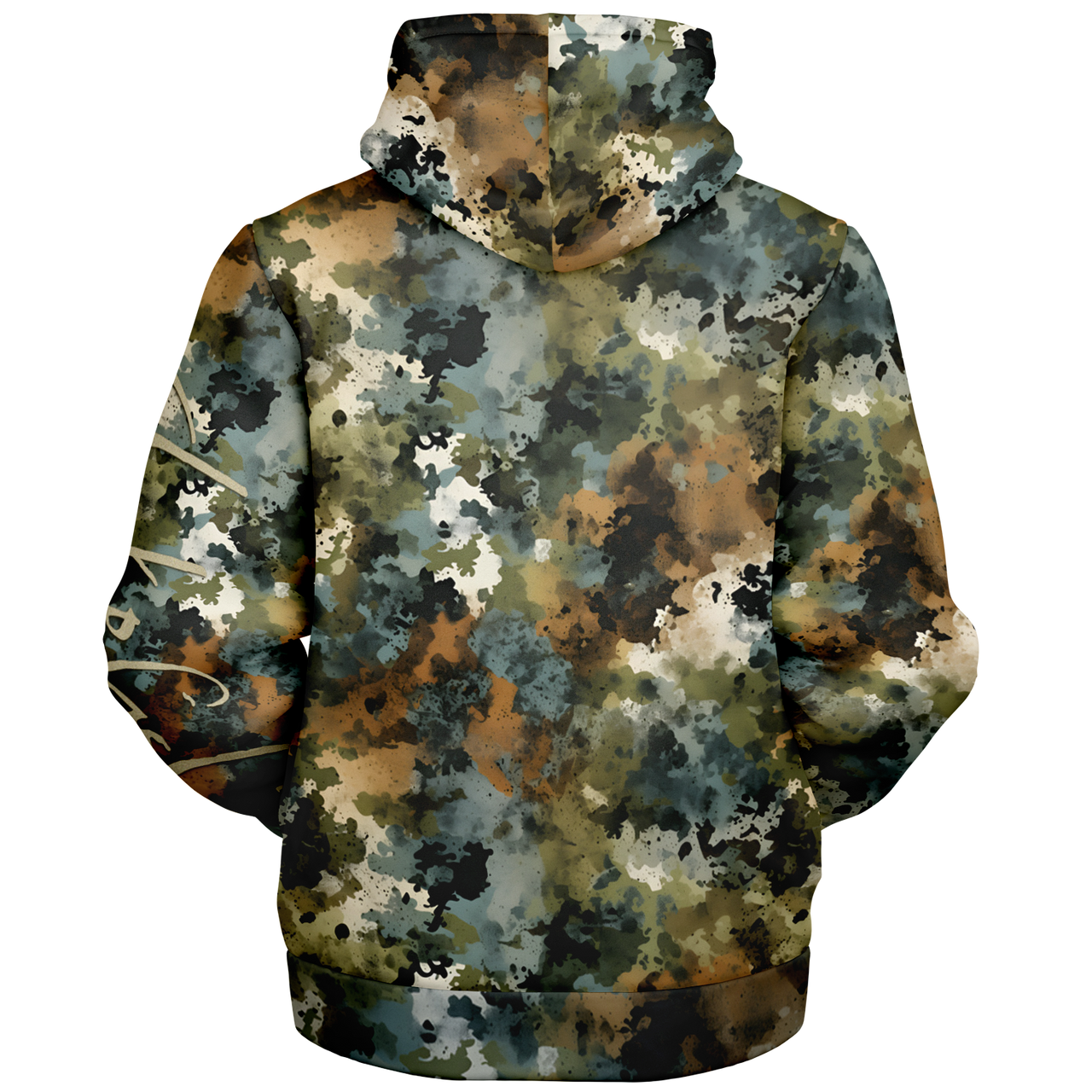 Chokefish™ Microfleece Zip-Up Hoodie Acid-Wash Colors-016