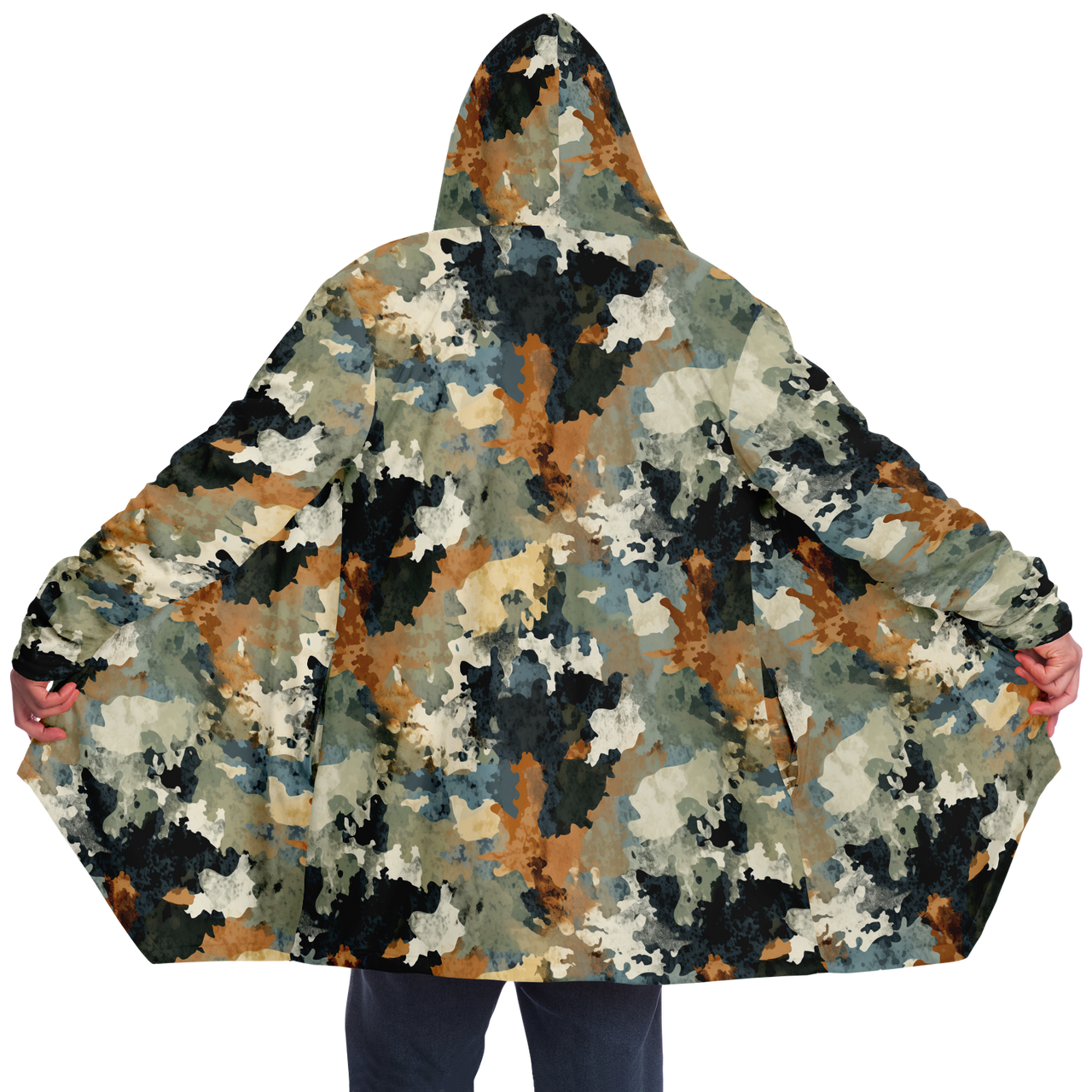 Chokefish™ Acid-Wash Cloaks Unisex-010B