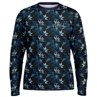 Chokefish™ Long Sleeve Every Day All Weather Cannabis Shirt Men's-006-Blue