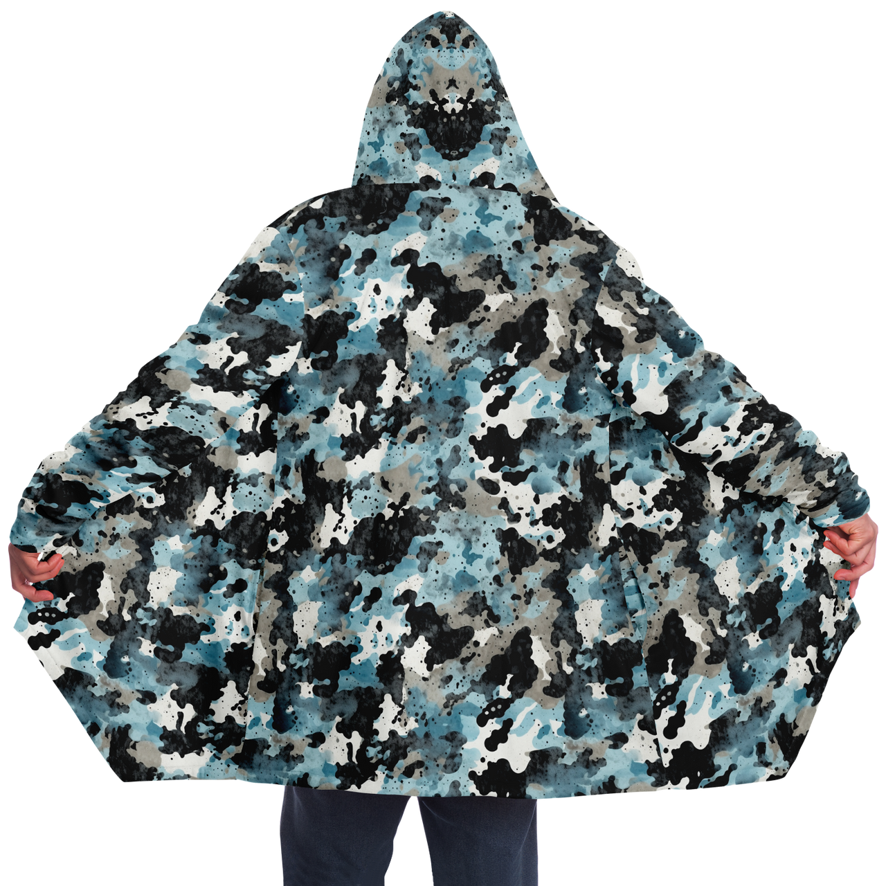 Chokefish™ Acid-Wash Cloaks Unisex-009W