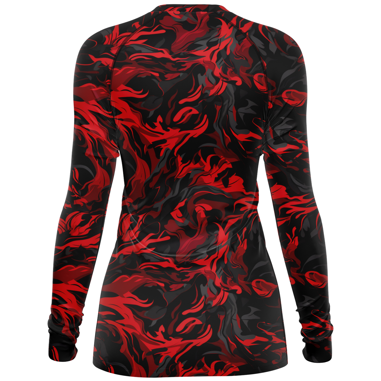 Chokefish™ Long Sleeve Rashguard Camouflage Woman's Shirt-003