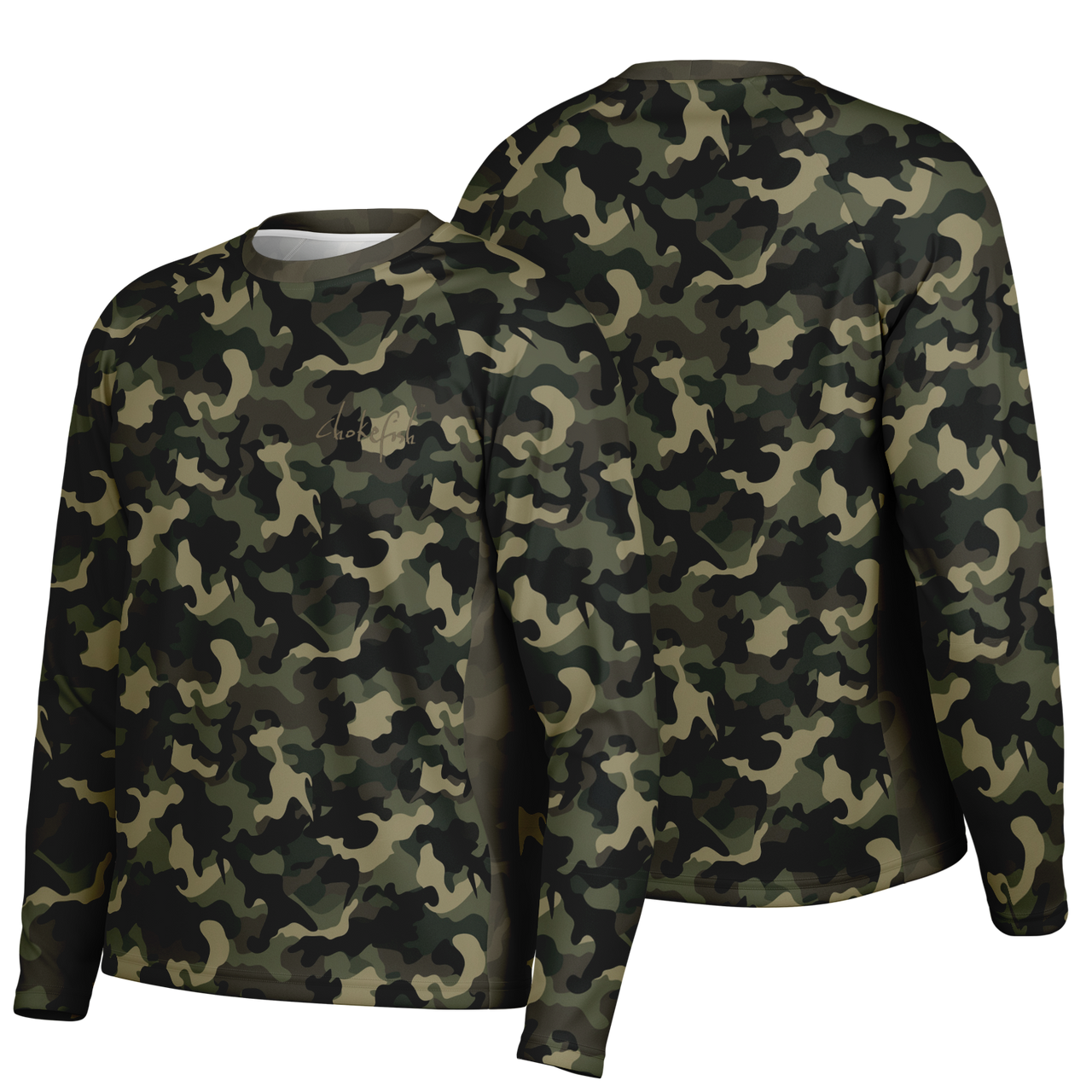Chokefish™ Long Sleeve Every Day All Weather Camouflage Shirt Men's-008
