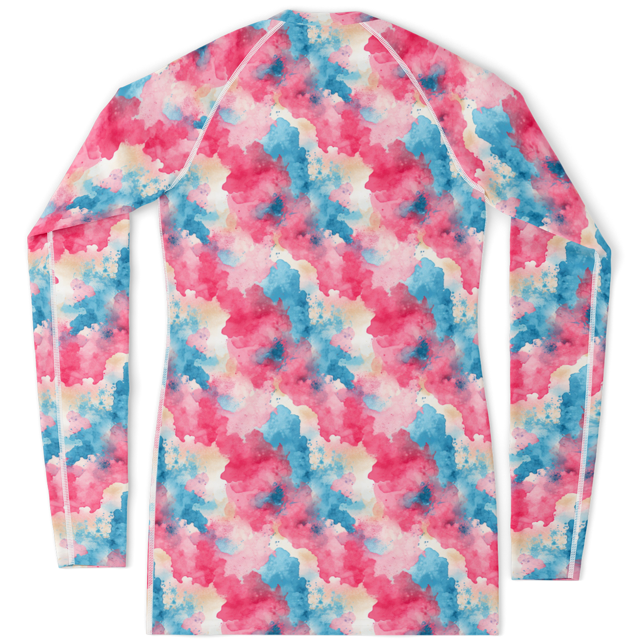 Chokefish™ Long Sleeve Rashguard Acid-Wash Woman's Shirt-001