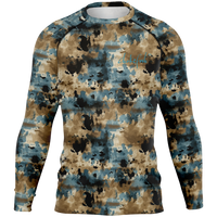 Chokefish™ Long Sleeve Rashguard Acid-Wash Men's Shirt-012