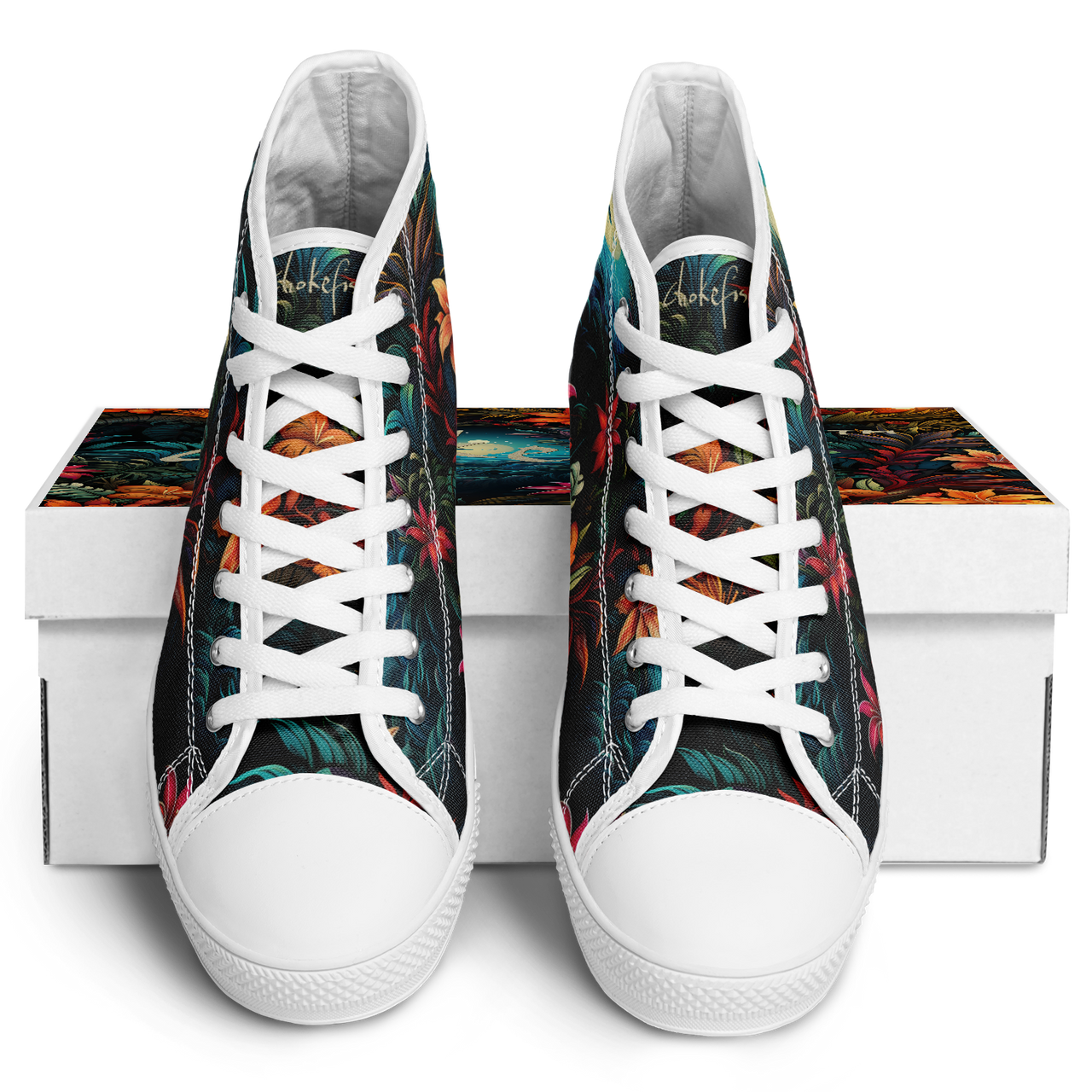 Chokefish™ Urban Peak Retro High Tops-Surfboard-002