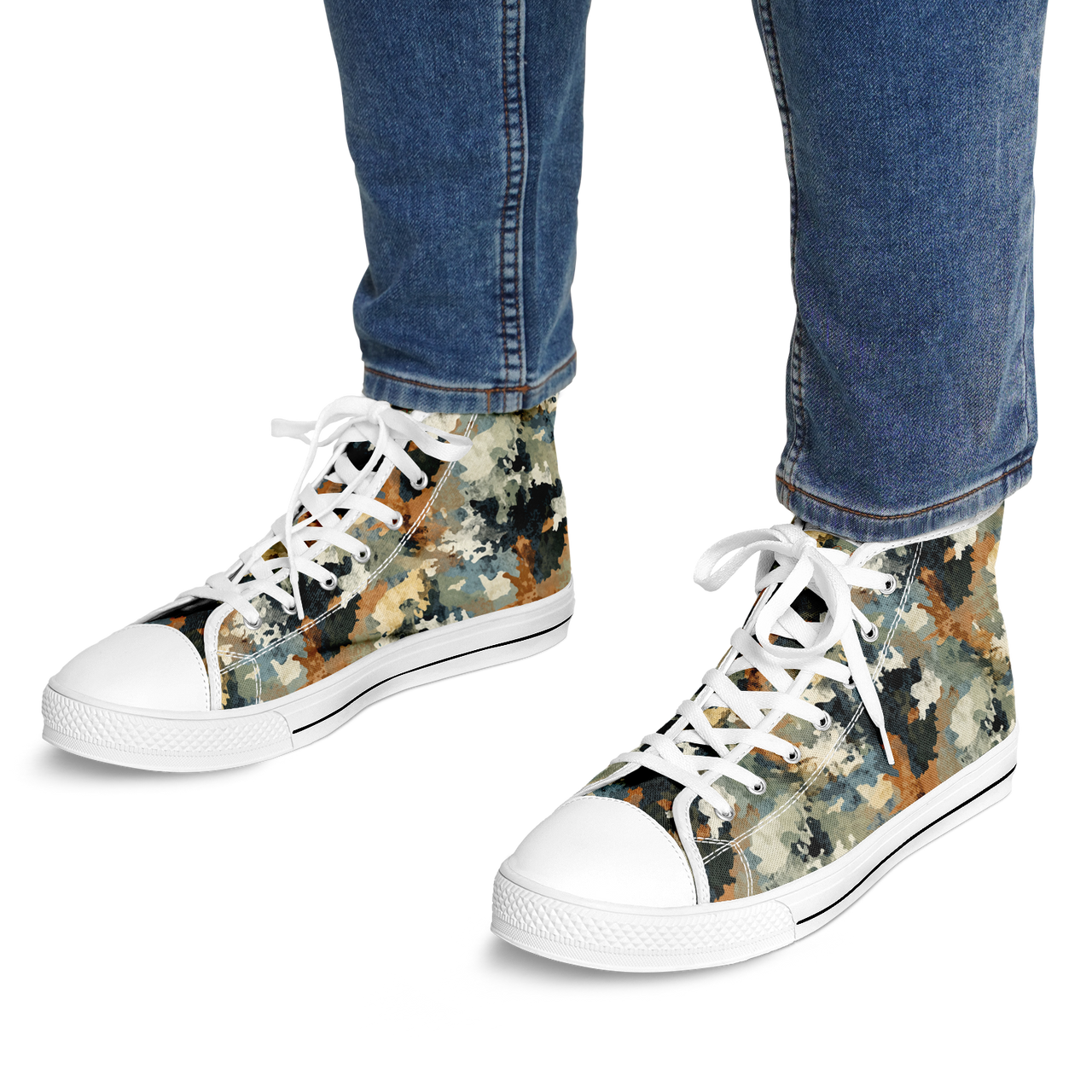 Chokefish™ Urban Peak Retro High Tops-Acid-Wash-011