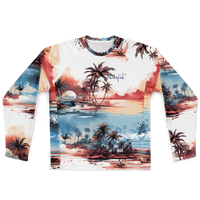 Chokefish™ Long Sleeve Every Day All Weather Trees&Boats Shirt Men's-001