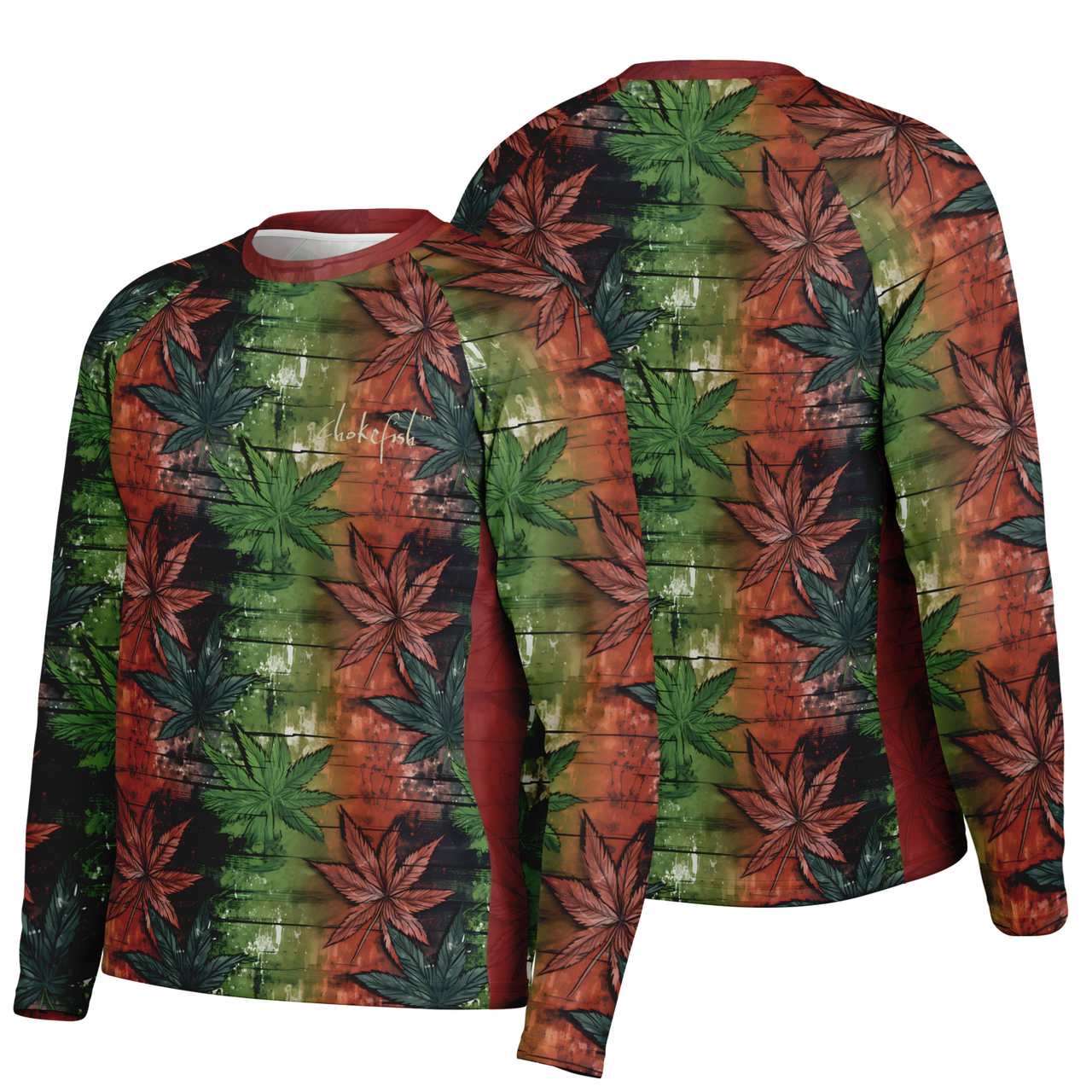 Chokefish™ Long Sleeve Every Day All Weather Cannabis Shirt Men's-002
