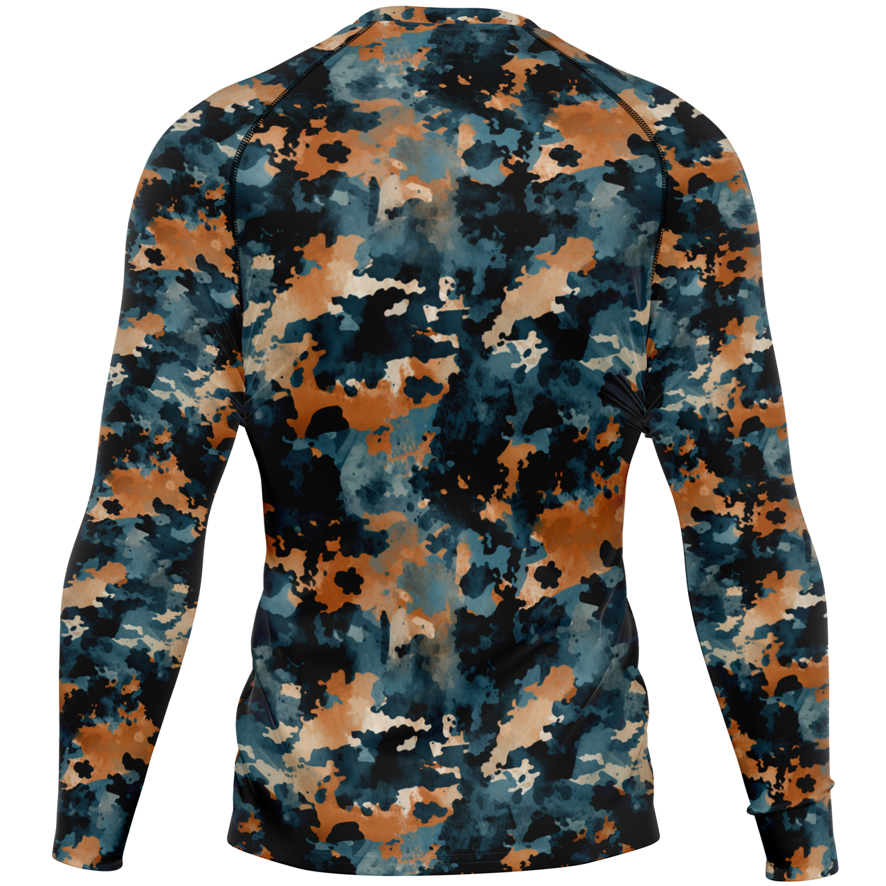 Chokefish™ Long Sleeve Rashguard Acid-Wash Men's Shirt-009