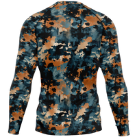 Chokefish™ Long Sleeve Rashguard Acid-Wash Men's Shirt-009