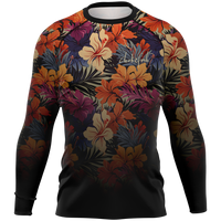 Chokefish™ Long Sleeve Rashguard Floral Men's Shirt-007-2