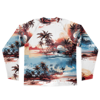 Chokefish™ Long Sleeve Every Day All Weather Trees&Boats Shirt Men's-001