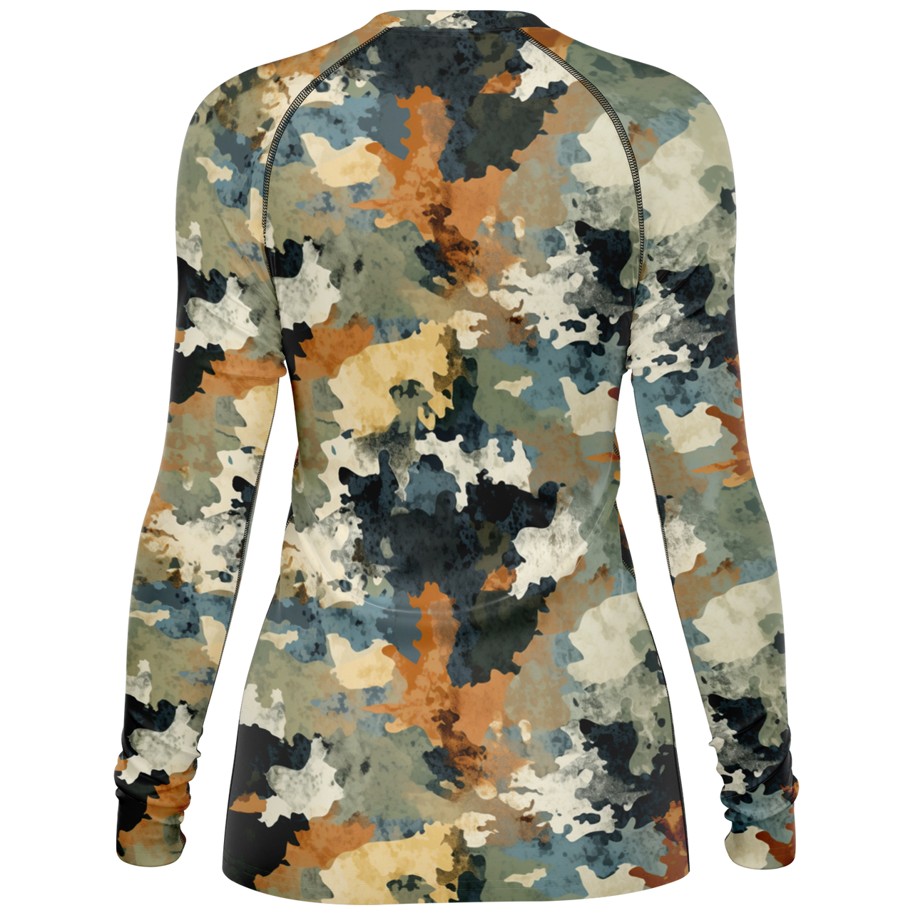 Chokefish™ Long Sleeve Rashguard Acid-Wash Woman's Shirt-011