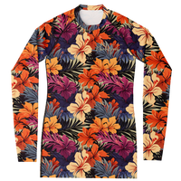 Chokefish™ Long Sleeve Rashguard Floral Woman's Shirt-007