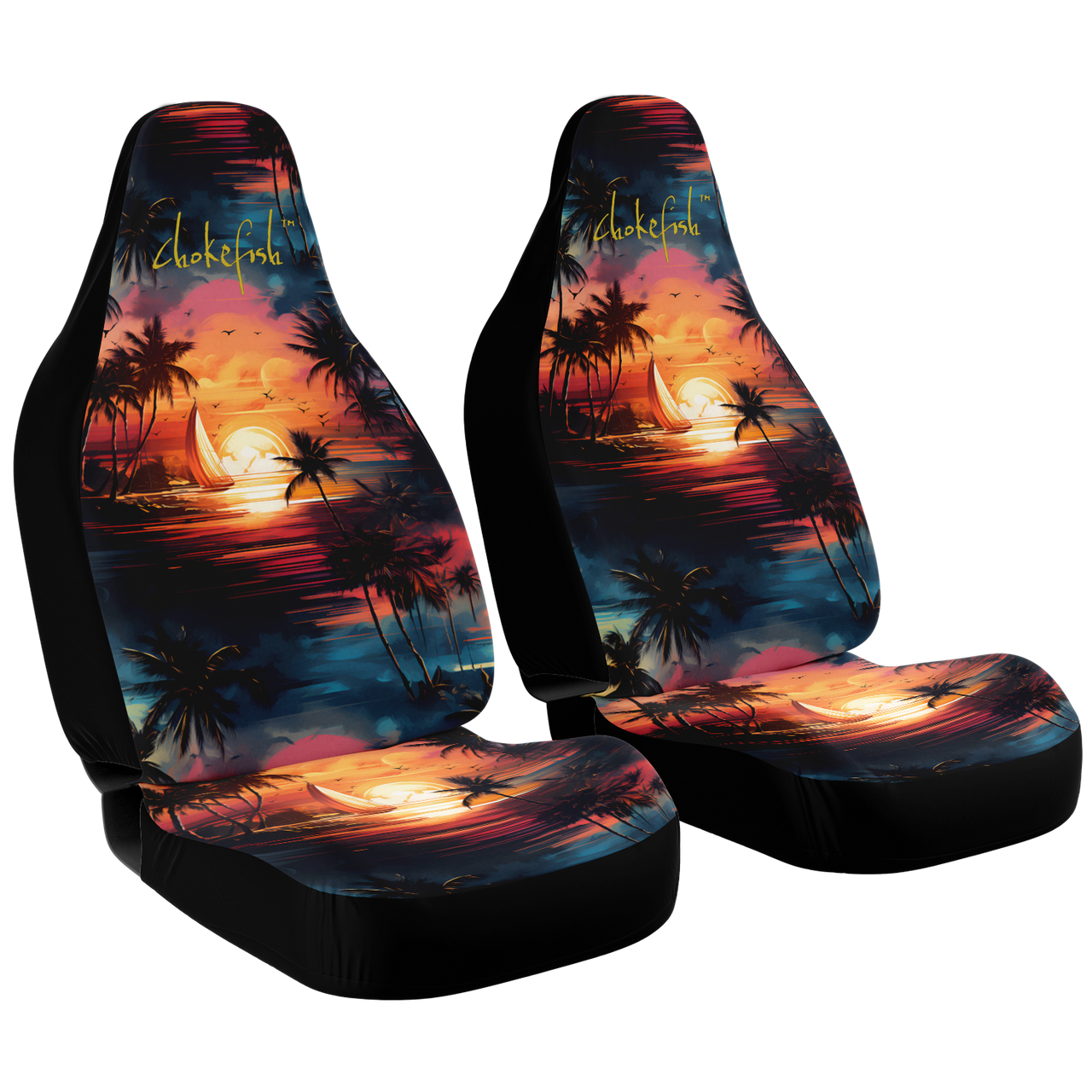 Chokefish™ Trees & Boats Seat Covers-055