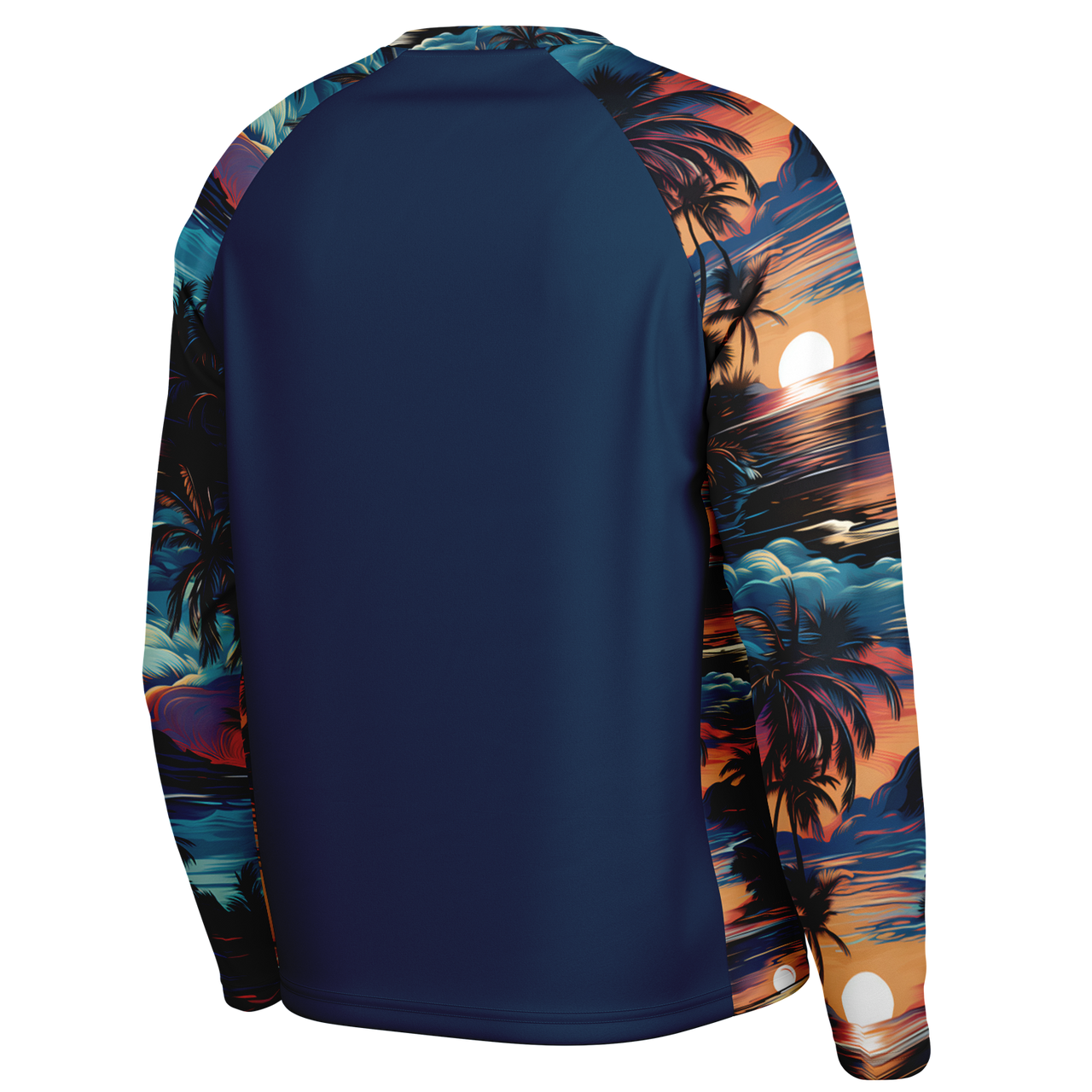 Chokefish™ Long Sleeve Every Day All Weather Trees&Boats Shirt Men's-002