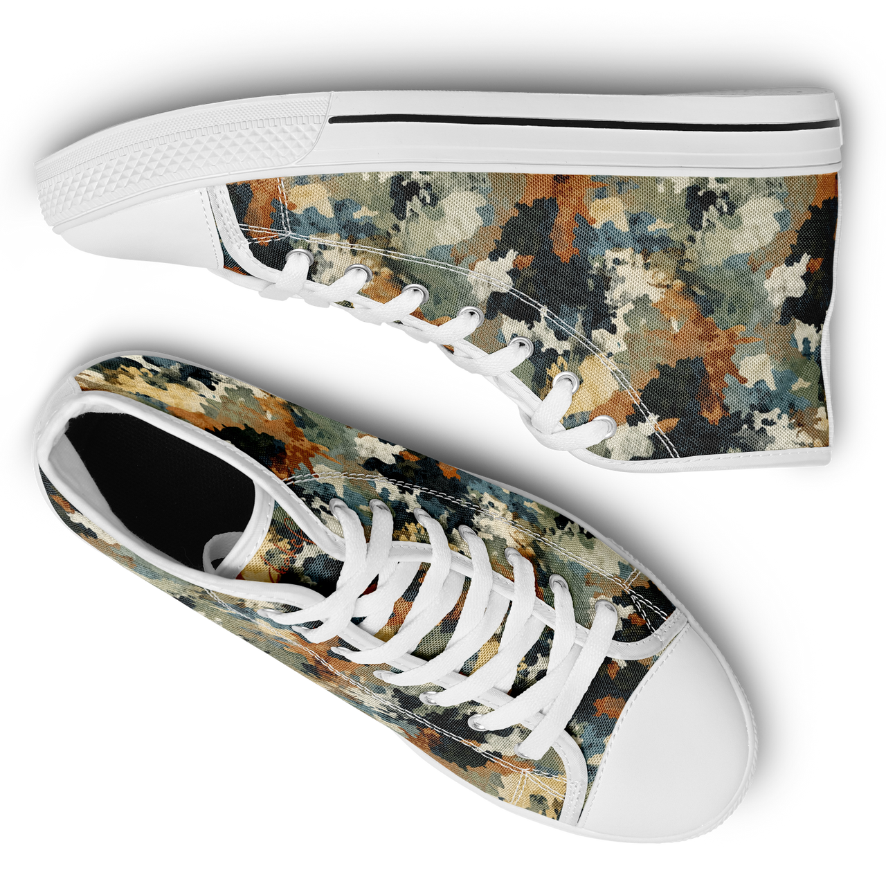 Chokefish™ Urban Peak Retro High Tops-Acid-Wash-011