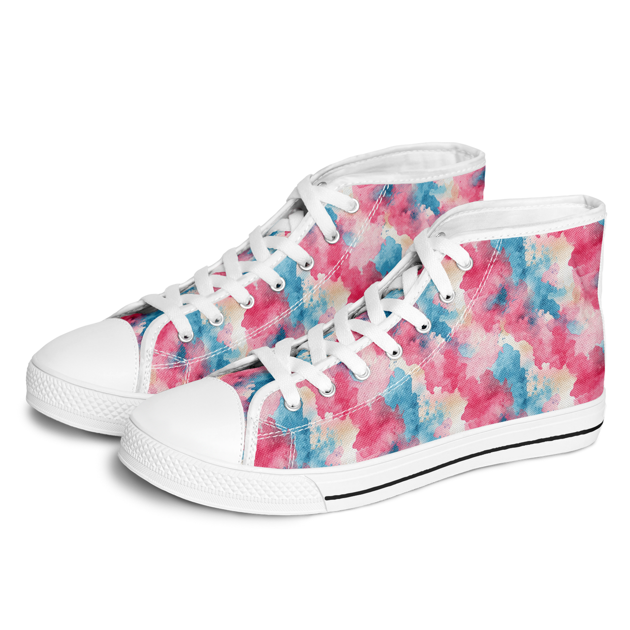 Chokefish™ Urban Peak Retro High Tops-Acid-Wash-001