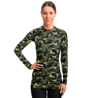 Chokefish™ Long Sleeve Rashguard Camouflage Woman's Shirt-002