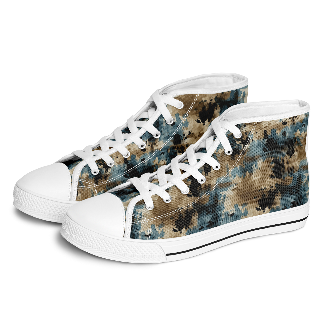 Chokefish™ Urban Peak Retro High Tops-Acid-Wash-012