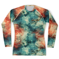 Chokefish™ Long Sleeve Rashguard Acid-Wash Men's Shirt-004