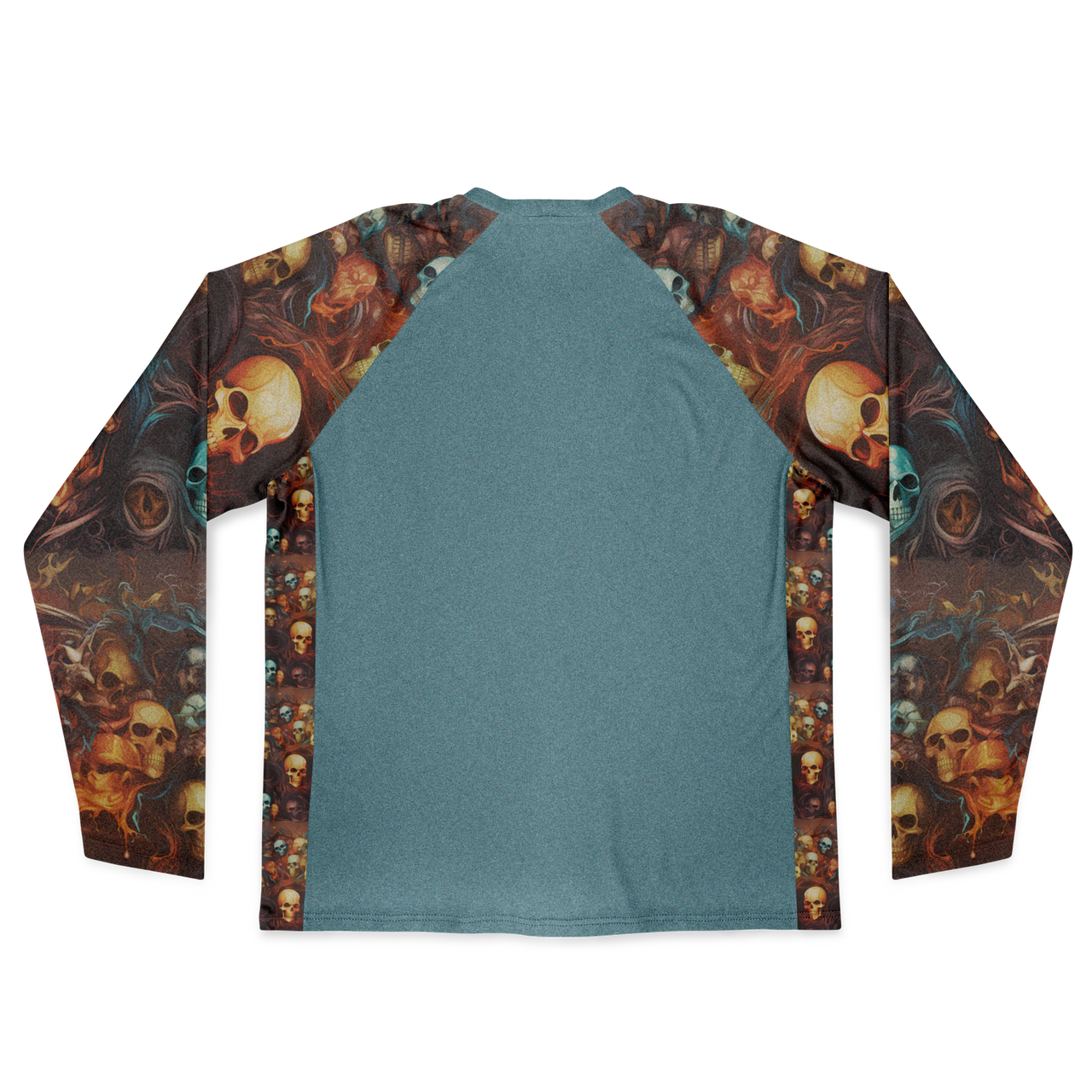Chokefish™ Long Sleeve Every Day All Weather Skulls Shirt Men's-003